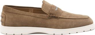 Tod's Su&egrave;de loafers - Beige
