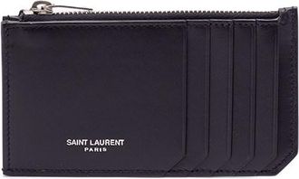 Saint Laurent Saint Laurent Paris Fragments Zip Card Case