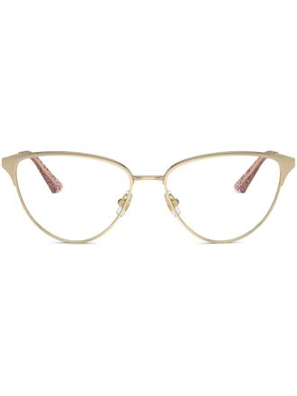 Jimmy Choo Eyewear cat-eye glasses - women - Metal - 55 - Gold