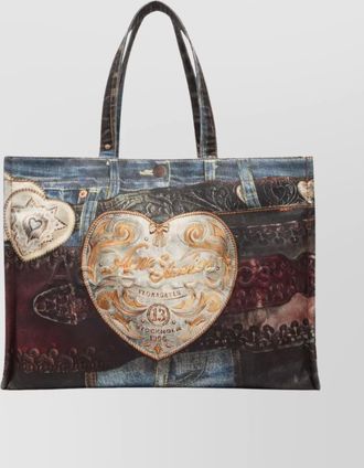 Acne Studios printed cotton tote bag