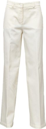 Ql2 Quelledue Mia D Pant with Wide Straight Leg and Hook Closure