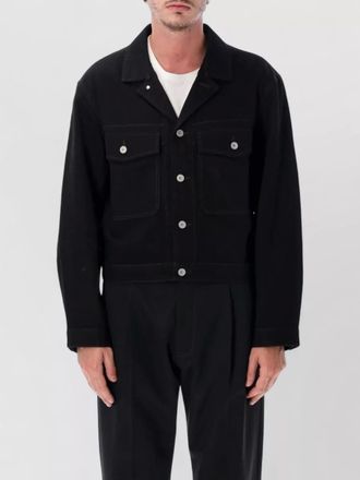 Christophe Lemaire denim single breasted coat