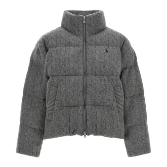 Polo Ralph Lauren Dames, Jassen, Grijs, Maat: XS Wol