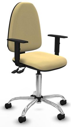 Piqueras y Crespo Piqueras Y Crespo A&yacute;na Silla De Oficina Crema Dise&ntilde;o Moderno