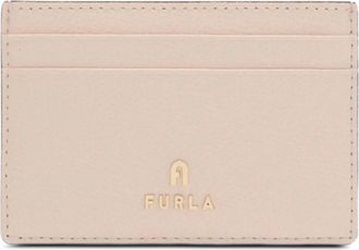 Furla Camelia leather card-holder - women - Leather - One Size - Neutrals