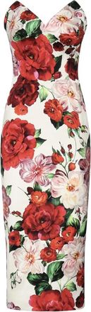 Dolce & Gabbana Dames, Jurken, Veelkleurig, Maat: 2XS Zijde