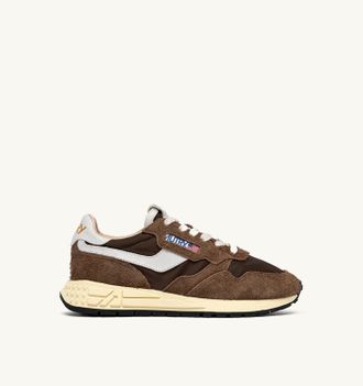 Autry SNEAKERS REELWIND LOW IN NYLON E SUEDE BIANCO E TUNDRA