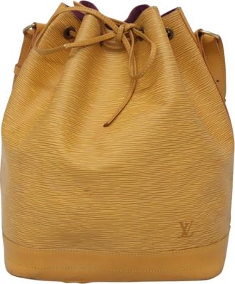 Louis Vuitton Noe Handbag Epi Leather Yellow Leather Bag (Pre-Owned)