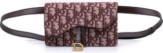 Dior Pre-owned Dior Oblique Canvas Saddle Belt Bag Ladies C75DD7DL796IPLOO