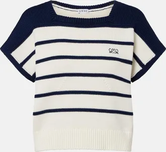 Loewe Striped cotton and wool sweater
