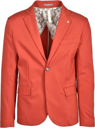 Gianni Lupo Jassen, Heren, Oranje, S, Katoen, Blazer