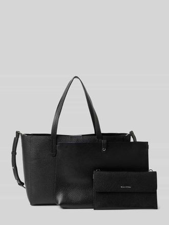 Marc O'Polo Shopper aus echtem Rindsleder in Black, Größe 1