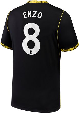Nike Enzo Fern&aacute;ndez Chelsea 2026/27 Stadium Away Nike Mens Dri-FIT Soccer Jersey in Black | NN204415161-CFC