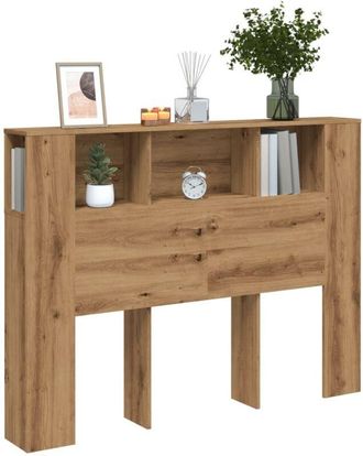 vidaXL Testiera Contenitore Artigianale 140x18,5x102,5 cm Multistrato - Vidaxl