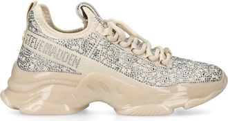 Steve Madden Womens Mysteria White Sneakers Fabric - Size UK 6