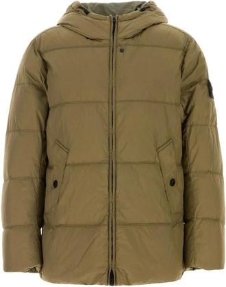 Stone Island 4100037 Hooded Jacket - Heren - Winterjassen - Groen - S - Jassen