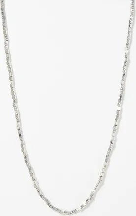 Rossetti Mens Small cubes silver necklace