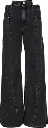 Maison Margiela Jeans Blacks And Greys-Donna