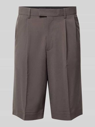 Lindbergh Lindbergh Straight Fit Shorts mit Viskose-Anteil in Khaki, Gr&ouml;&szlig;e XXXL