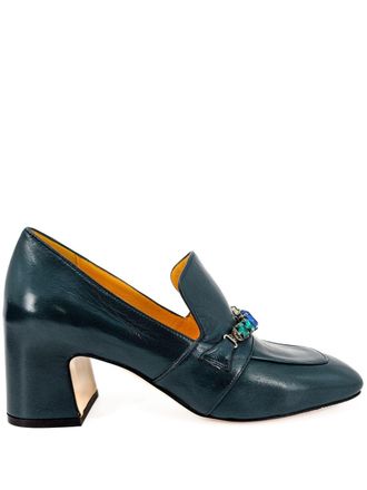 Madison.Maison 65 mm pumps met juwelen - Groen