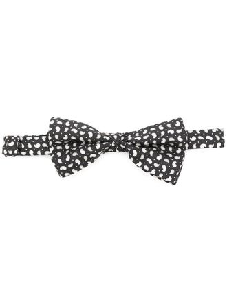 Etro paisley bow tie - men - Silk - One Size - Black