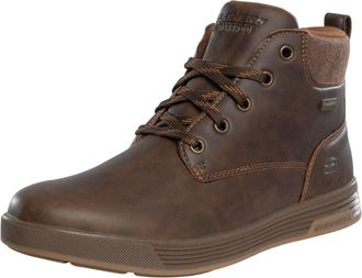 Skechers Mens Cavell Isaac Waterproof Boots, Chocolate, 7.5 UK