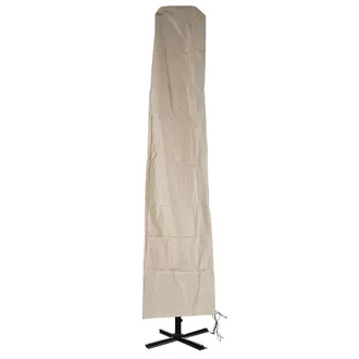 Hhg Nunca Usado] Funda Protectora Hhg Para Parasol Voladizo De Hasta 4 M, Funda Con Cremallera, Crema