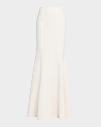 Michael Kors Fishtail Wool Skirt
