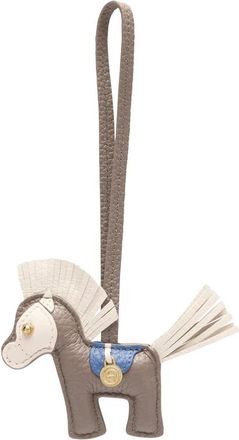 Aigner Sleutelhanger - Dames - Sleutelhangers & Tashangers - Bruin - ONE Size - Leer - Accessoires