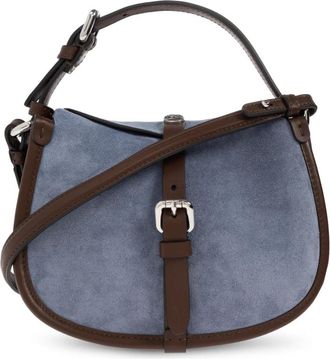 Etro Pony Kleine Tas - Dames - Handtassen - Blauw - ONE Size - Leer - Tassen