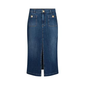 Liu Jo Dames, Rokken, Blauw, Maat: W30 Denim