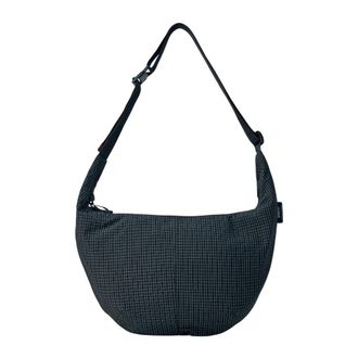 Comme Des Gar&ccedil;ons Cross Body Bags, male, Black, Size: ONE SIZE Grid Check Shoulder Bag
