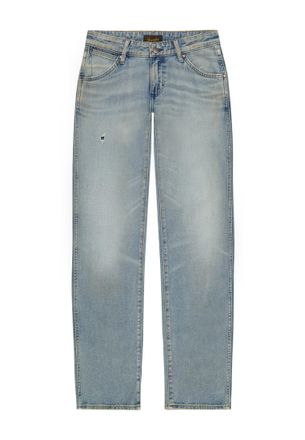 Wrangler Straight-Jeans WRANGLER WRANGLER Jeans Low Rise Cowboy, Damen, Gr. 26, L&auml;nge 32, hellblau, Obermaterial: 100% Baumwolle CO., Jeans Straight-Jeans