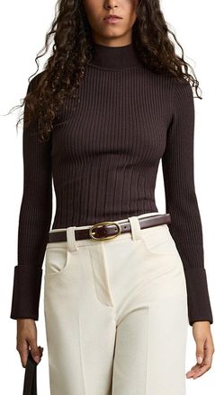 Reiss Vienne Mock Neck Top
