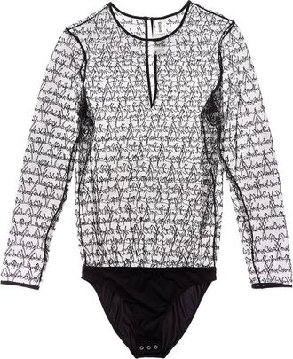 Wolford Lace Blouse Bodysuit