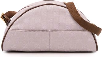 Gucci Pre-owned Womens Gg Monogram Shoulder Bag - Lilac Textile - One Size