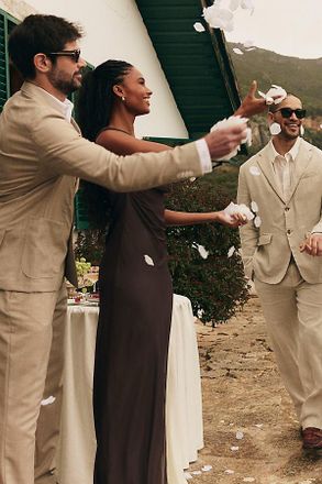 Bec&bridge Asymmetric Maxi Dress