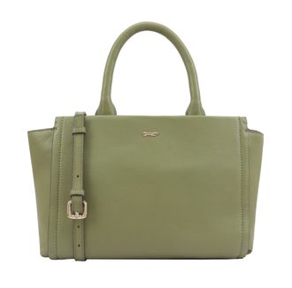 Paul Costelloe Womens Jinsha Leather Multi Way Bag - Green - One Size