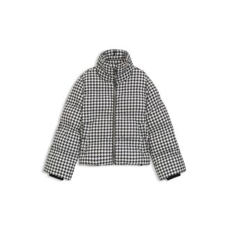 HUGO BOSS Padded jacket with houndstooth pattern