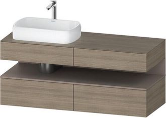 Duravit Qatego Consola Mueble Bajo Lavabo, 2 Extensiones, 2 - Duravit