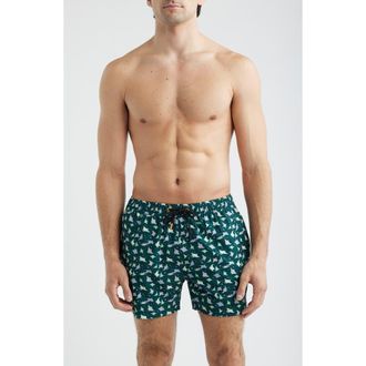 Save The Duck Ademir Swim Trunks in Mante - Animal Free at Nordstrom, Size Xx-Large