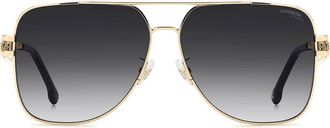 Carrera 63mm Oversize Square Sunglasses in Rose Gold/Dark Grey Sf at Nordstrom