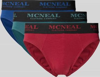 Mc Neal Slip mit elastischem Logo-Bund im 3er-Pack in Petrol, Gr&ouml;&szlig;e XXL
