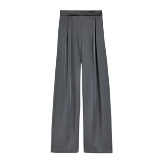 Max Mara Dames, Broeken, Grijs, Maat: XS