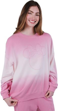 Disney Minnie Mouse Loungewear Sweatshirt in Blush Minnie Mouse at Nordstrom, Size Xx-Large