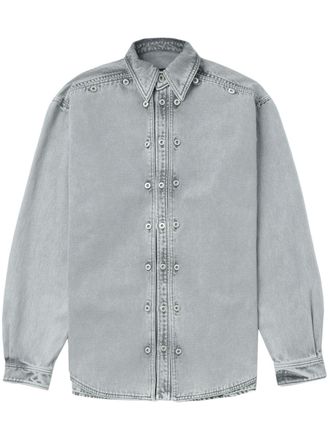 Y / Project Camicia denim a strati - Grigio