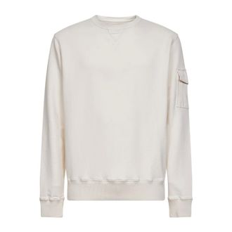 MC2 Saint Barth Sweatshirts, male, Beige, Size: 2XL Crewneck Sweatshirt