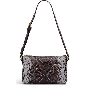 Radley London Pockets - Faux Snake Mini Ziptop Shoulder Bag in Carmine at Nordstrom, Size X-Small
