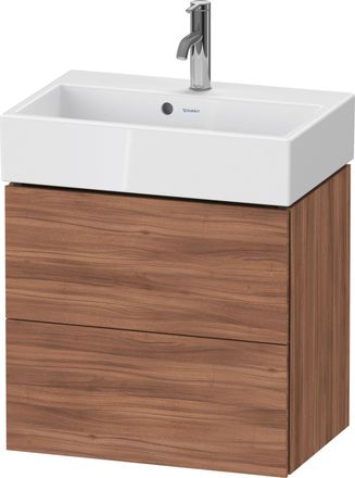 Duravit Duravit L-cube Mueble Bajo Lavabo Suspendido, Compact, 2 Cajones