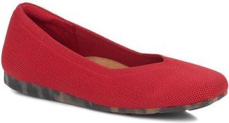 Ros Hommerson Niki Ballet Flat in Red Knit at Nordstrom, Size 10.5